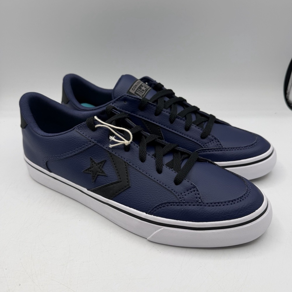 Converse El Distrito 2.0 Shoes Mens Sz 10.5 Navy Blue Synthetic Leather Sneakers - Picture 1 of 11